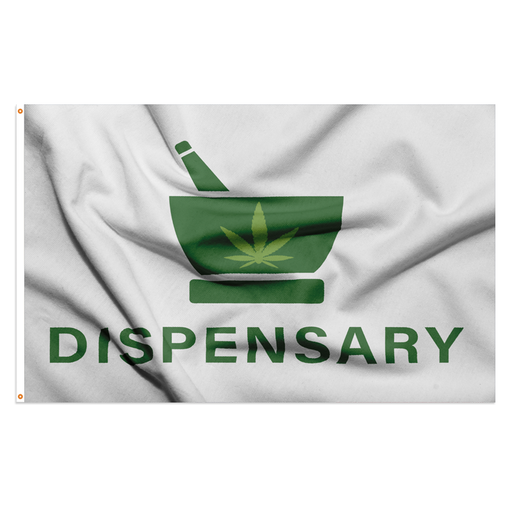 3x5' Dispensary Mortar Polyester Flag - Made in USA