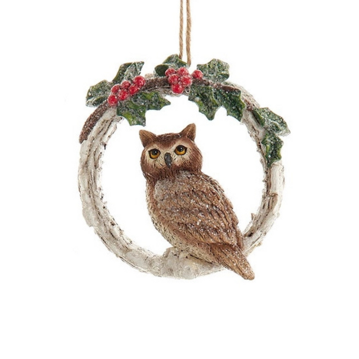 Tree Hole Owl Ornament