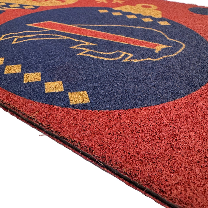 Buffalo Bills Holiday Flocked Sassafras Mini Switch Doormat Insert