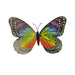 Rainbow Monarch Glow in the Dark Paper Butterfly Magnet