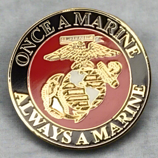 US Marine Corps "Once A Marine" Lapel Pin 2025