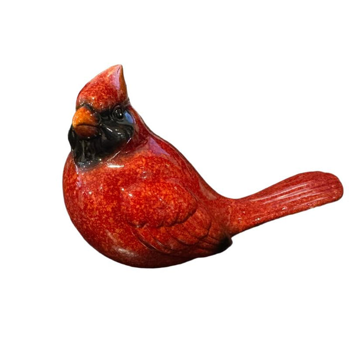 Glazed Resin Male Cardinal Figurine