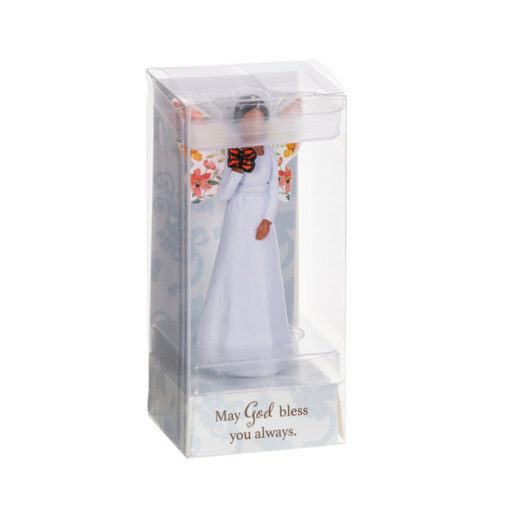 God Bless You Small Angel Figurine