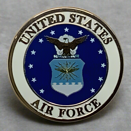 US Air Force Emblem Lapel Pin 1 inch 2025