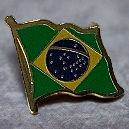 Brazil Flag Lapel Pin 2025