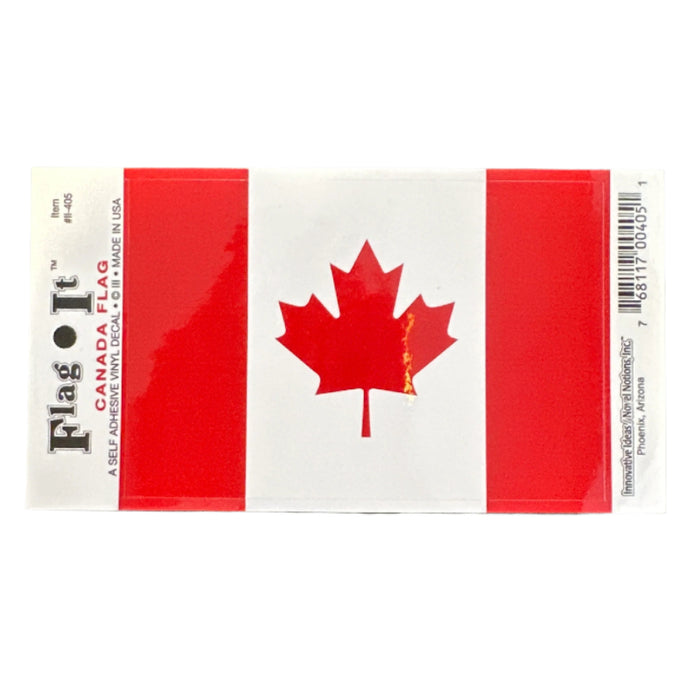 Canada Flag Decal - Made in USA