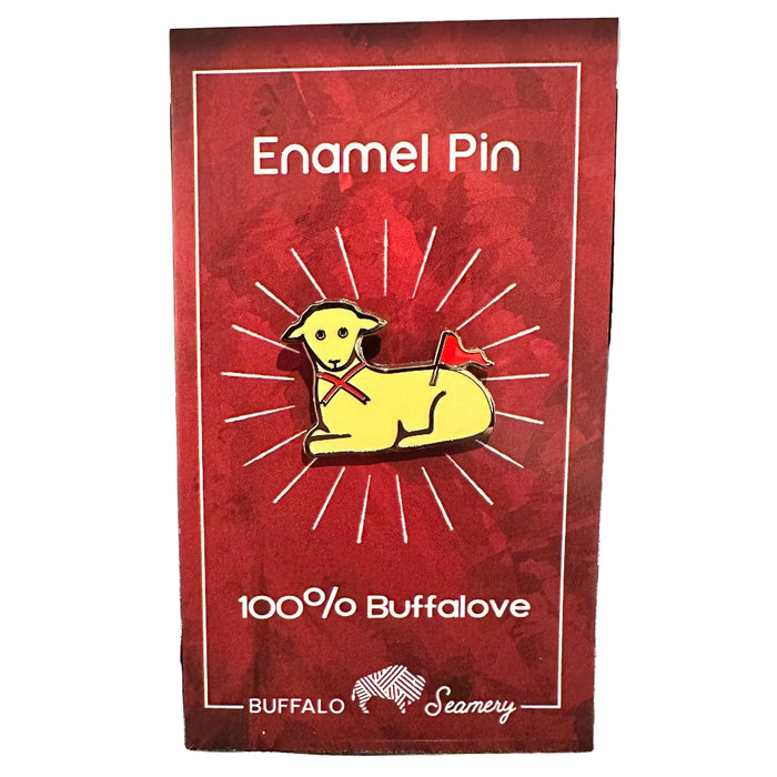 Butter Lamb Lapel Pin