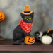 Cowboy Cat Halloween Figurine