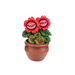 Red Roses Killer Plant Figurine