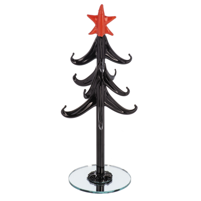 Halloween-themed ornament tree