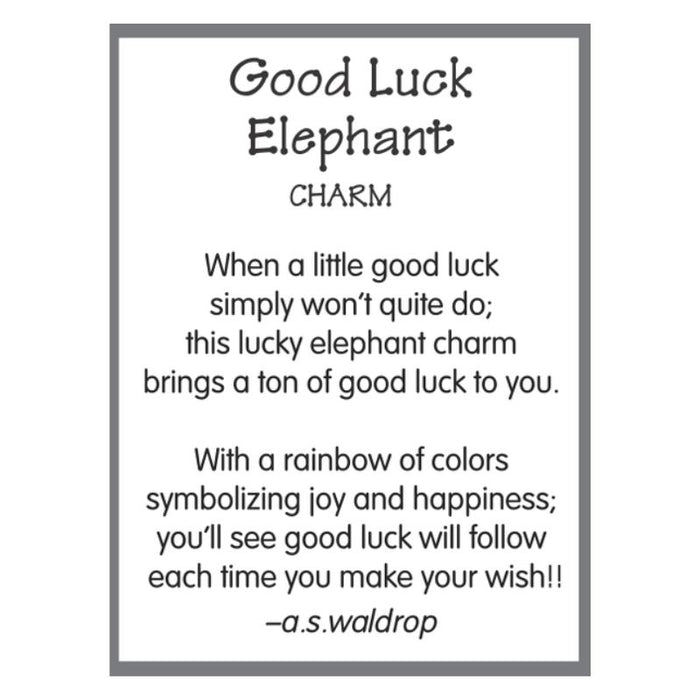 Good Luck Elephant Pocket Charm - Assorted Styles