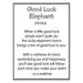Good Luck Elephant Pocket Charm - Assorted Styles