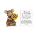 Blessed and Thankful Mouse Pocket Charm - Assorted Styles