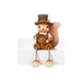 Woven Hat Squirrel Shelf Sitter