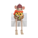 Pinecone Mouse w/ Sunflowers Shelf Sitter