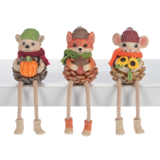 Pinecone Animal themed Shelf Sitter