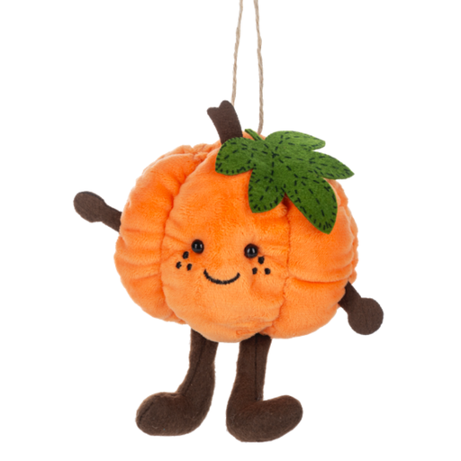 Fall Plush Cute Pumpkin Ornament