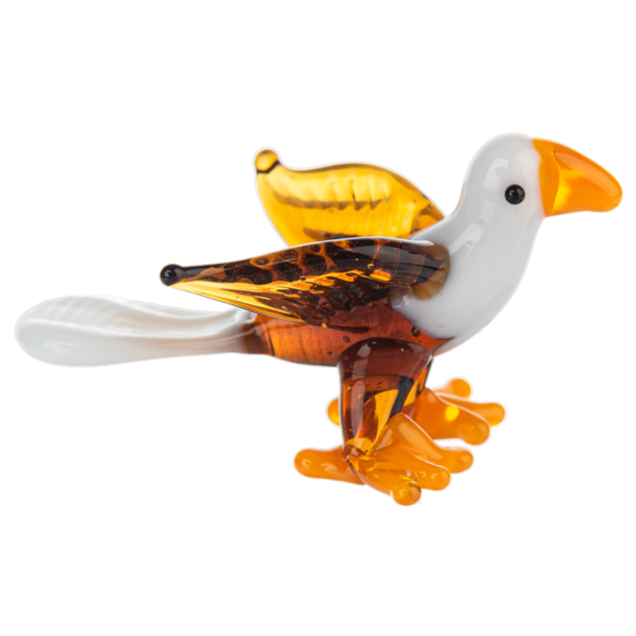 Bald Eagle Miniature Glass Figurine