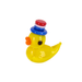 Patriotic Duck Pocket Charm