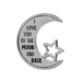 I Love You to the Moon and Back Pocket Charm