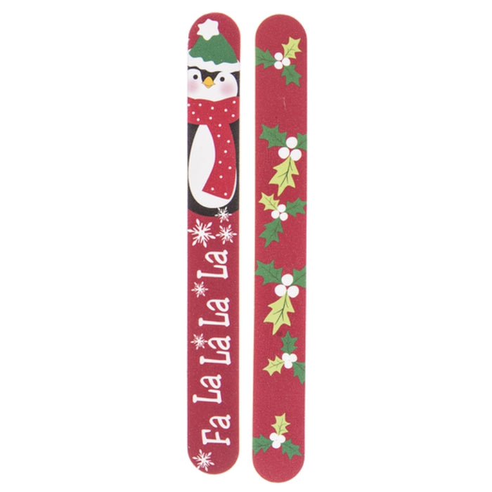 Fa La La La La Emery Board Nail File