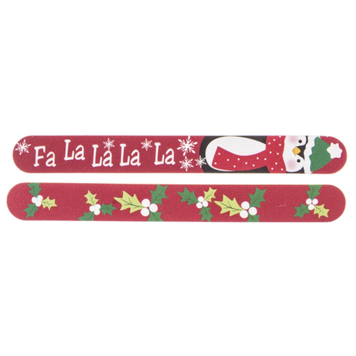 Fa La La La La Emery Board Nail File