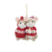 Cozy Cuddles Mice Polyresin Ornament