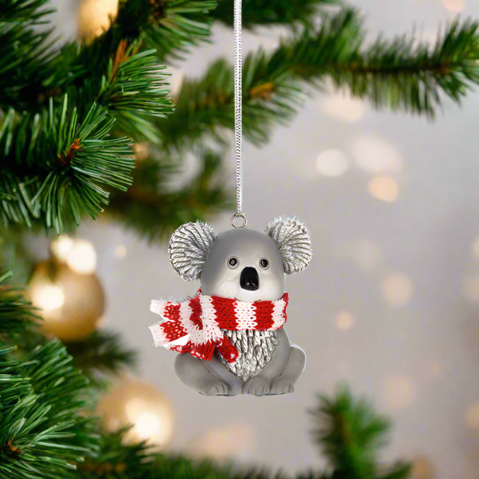 Small Koala w/ Scarf Ornament