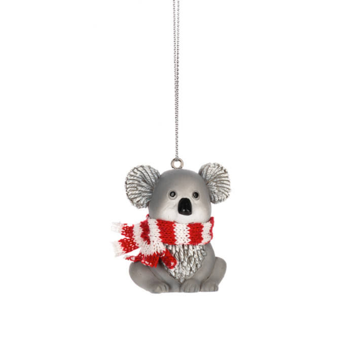 Small Koala w/ Scarf Ornament