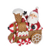 Waffle Cone Train Santa Figurine