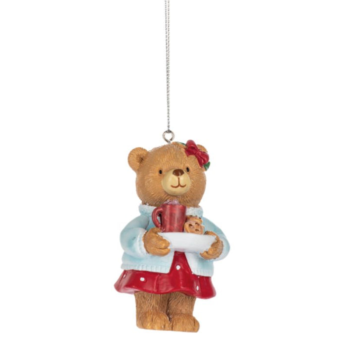 Christmas Bear w/ Cookie Tray Ornament