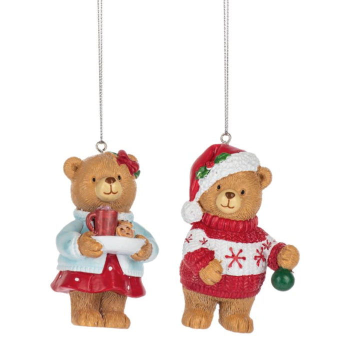 Christmas Bear Ornament - assorted styles sold separately