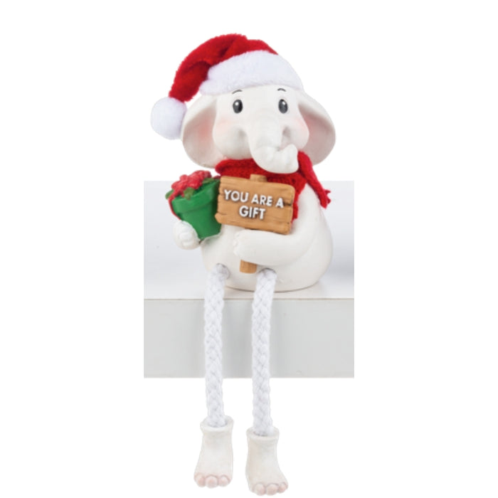 White Elephant You Are A Gift Shelf Sitter