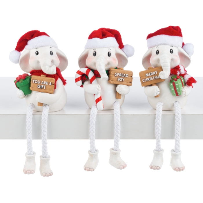 White Elephant Shelf Sitters - assorted styles sold separately