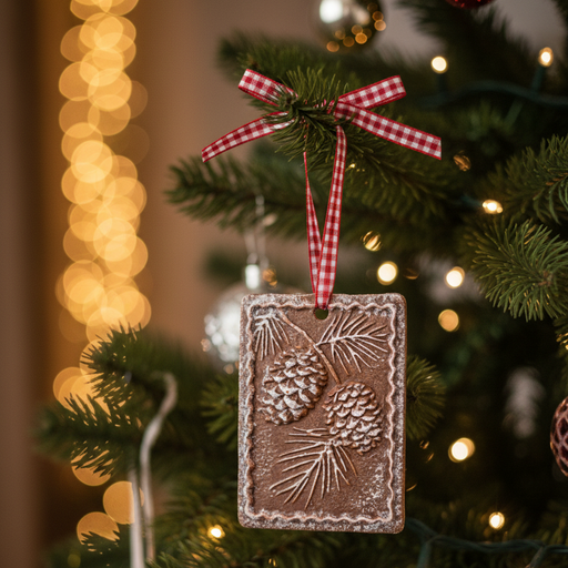 Gingerbread Cookie Ornament - Pine Tree