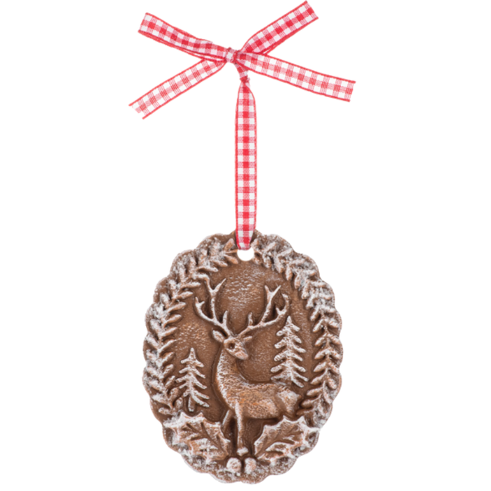 Gingerbread Cookie Ornament - Deer
