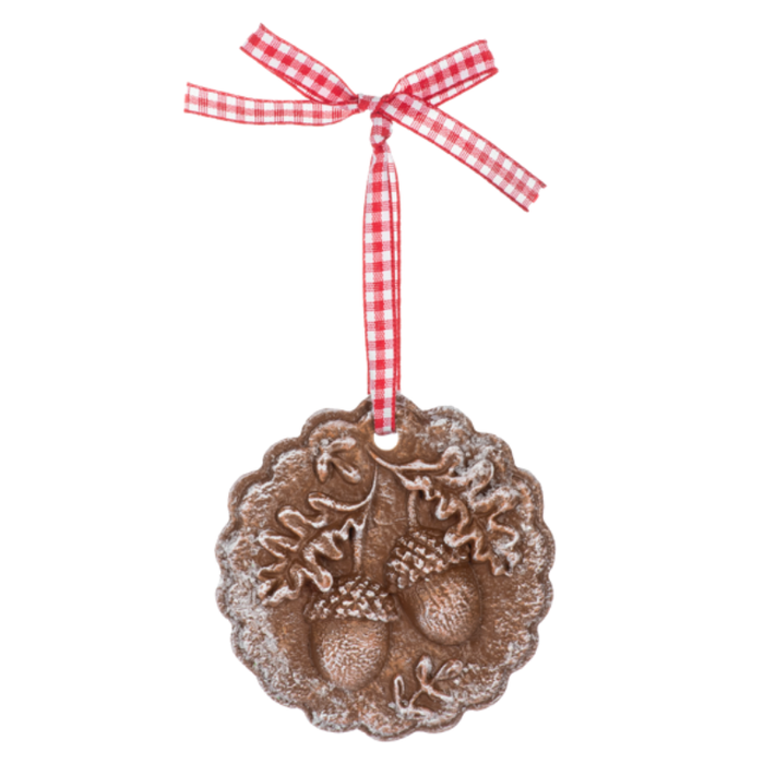 Gingerbread Cookie Ornament - Acorns