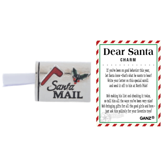 Dear Santa Mailbox Pocket Charm