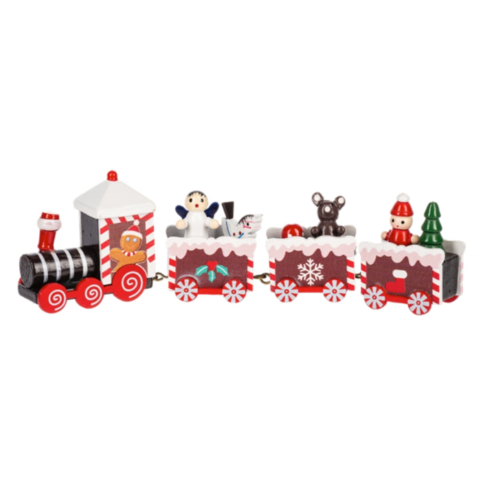 Christmas Gingerbread Train Figurine