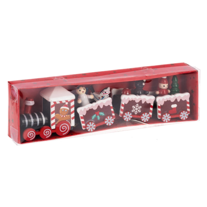 Christmas Gingerbread Train Figurine