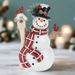 Glitter Snowman w/ Cardinal Figurine