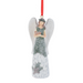 Angel Holding Squirrel Glitter Ornament