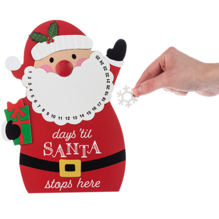 Days 'til Christmas Santa Countdown