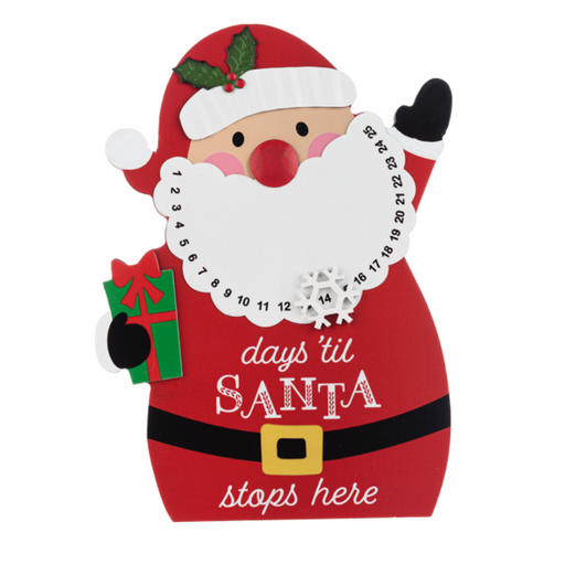 Days 'til Christmas Santa Countdown