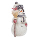 Oversized Snowman Trapper Hat Figurine
