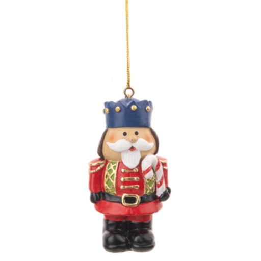 Nutcracker Candy Cane Polyresin Ornament
