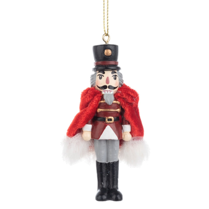 The Nutcracker w/ Red Cape Polyresin Ornament