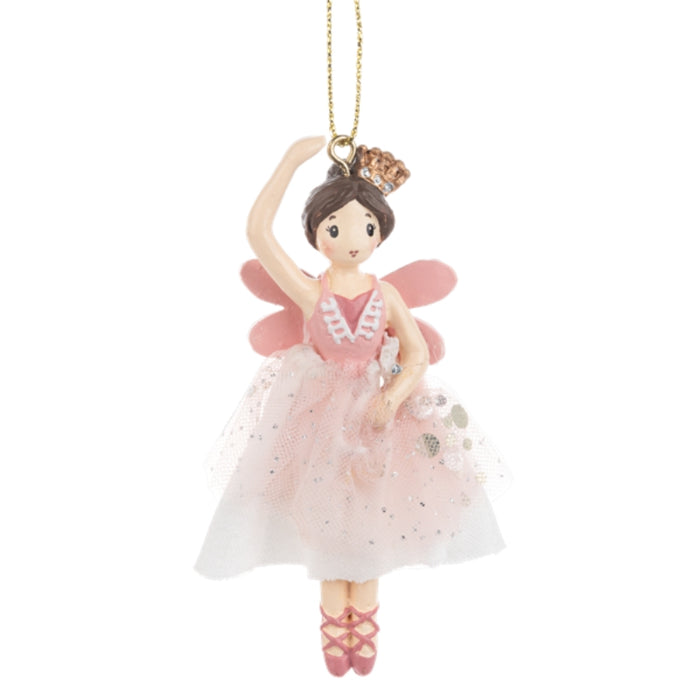 The Nutcracker Pink Fairy Polyresin Ornament