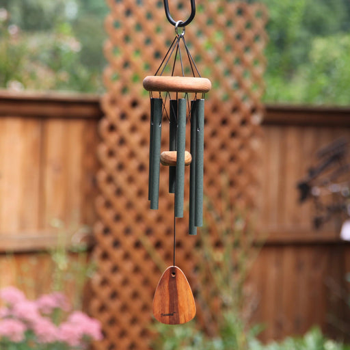 18" Festival Forest Green Wind Chime (6 Tubes)