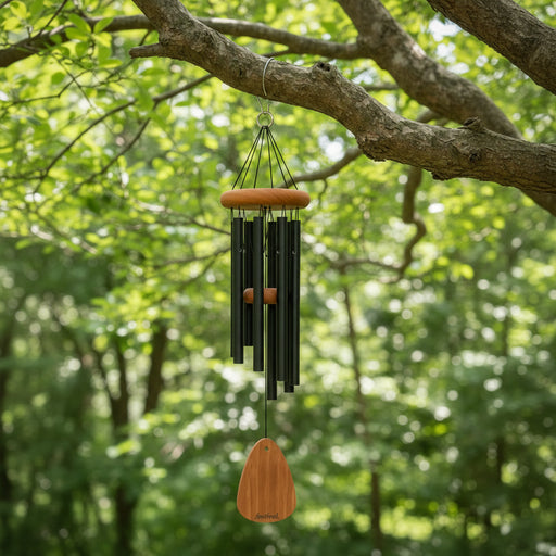 24" Festival Black Wind Chime (8 Tubes)